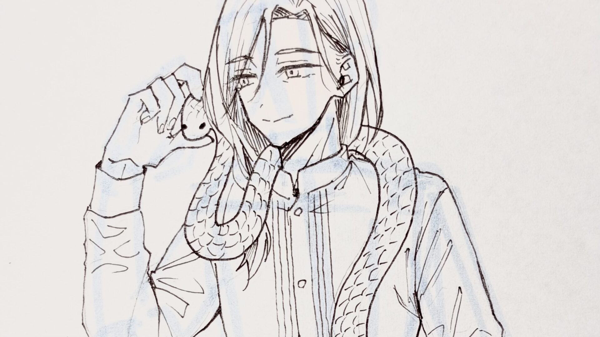 アナログらくがき。